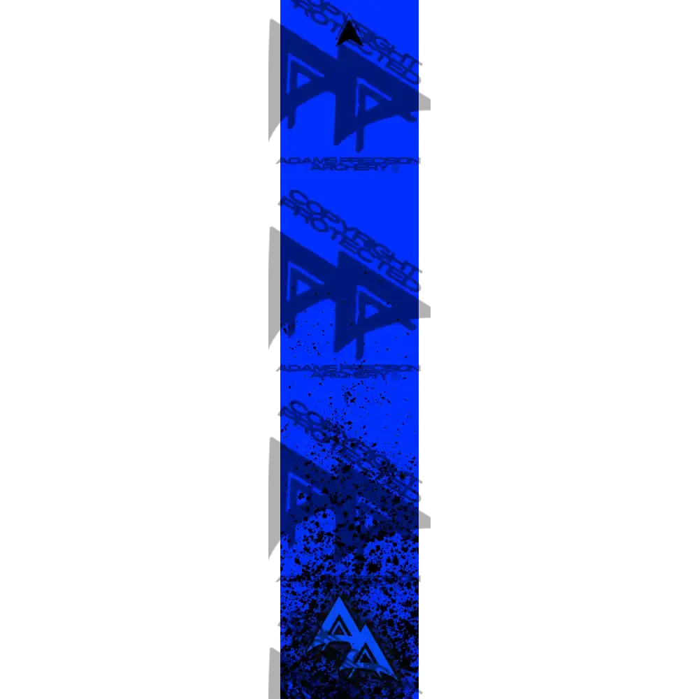 APA BLUE PAINTBALL SERIES ARROW WRAP MATTE (STANDARD) ARROW WRAPS