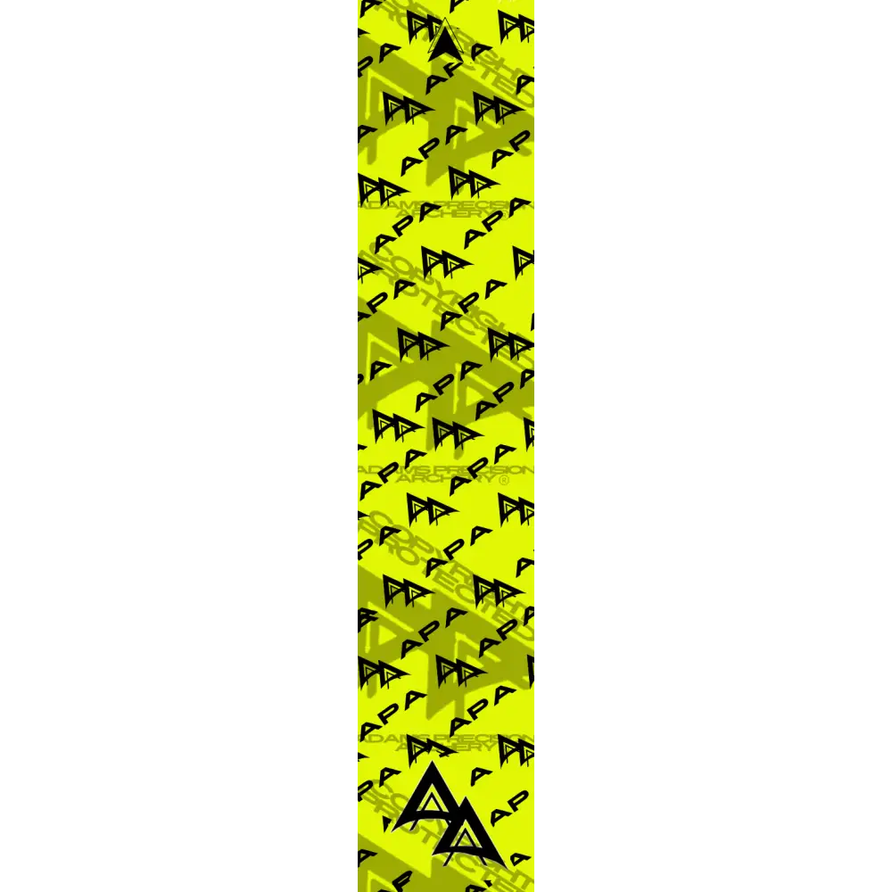 APA BRANDED FLO YELLOW ARROW WRAP FLUORESCENT / BANDED APA BRANDED SERIES