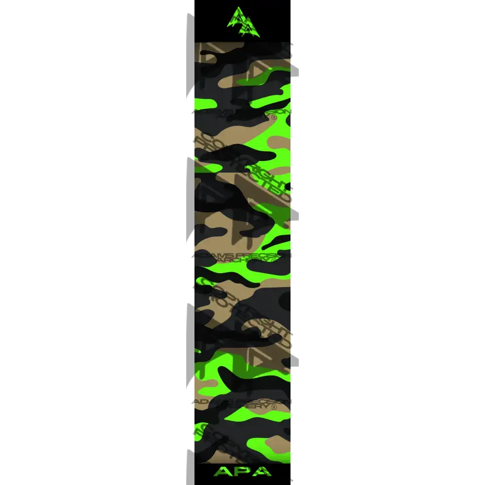 APA CAMP CAMO SERIES ARROW WRAPS - EARTH GREEN MATTE (STANDARD)