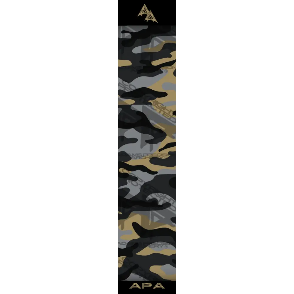 APA CAMP CAMO SERIES ARROW WRAPS - EARTH GREY MATTE (STANDARD)
