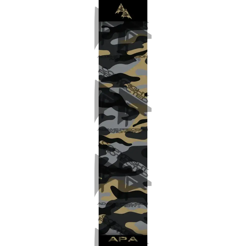 APA CAMP CAMO SERIES ARROW WRAPS - EARTH GREY MATTE (STANDARD)