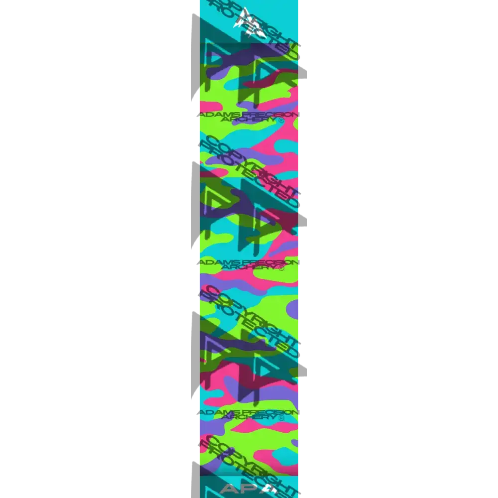 APA CAMP CAMO SERIES ARROW WRAPS - NEON MATTE (STANDARD)