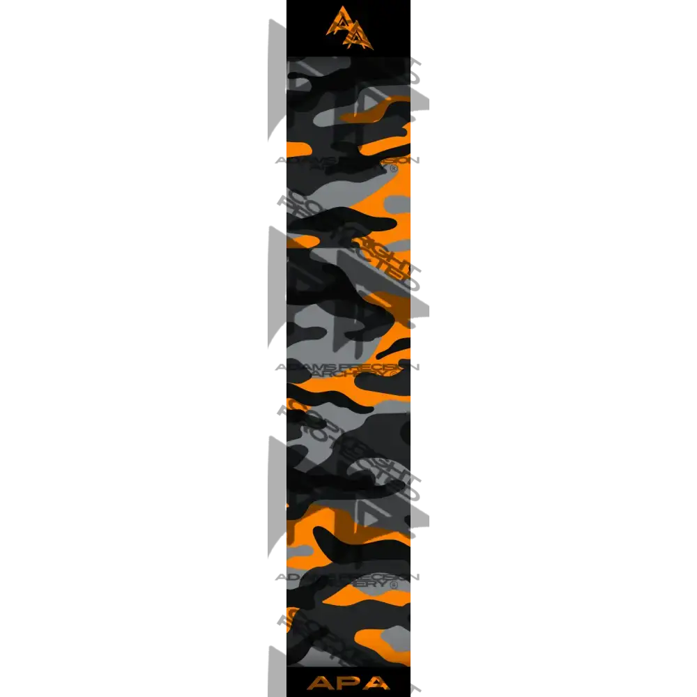 APA CAMP CAMO SERIES ARROW WRAPS - ORANGE