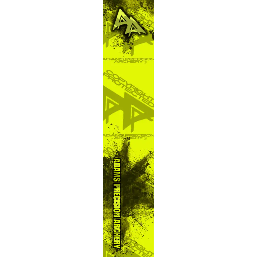 APA CONCRETE BLAST SERIES ARROW WRAPS - FLO YELLOW FLUORESCENT