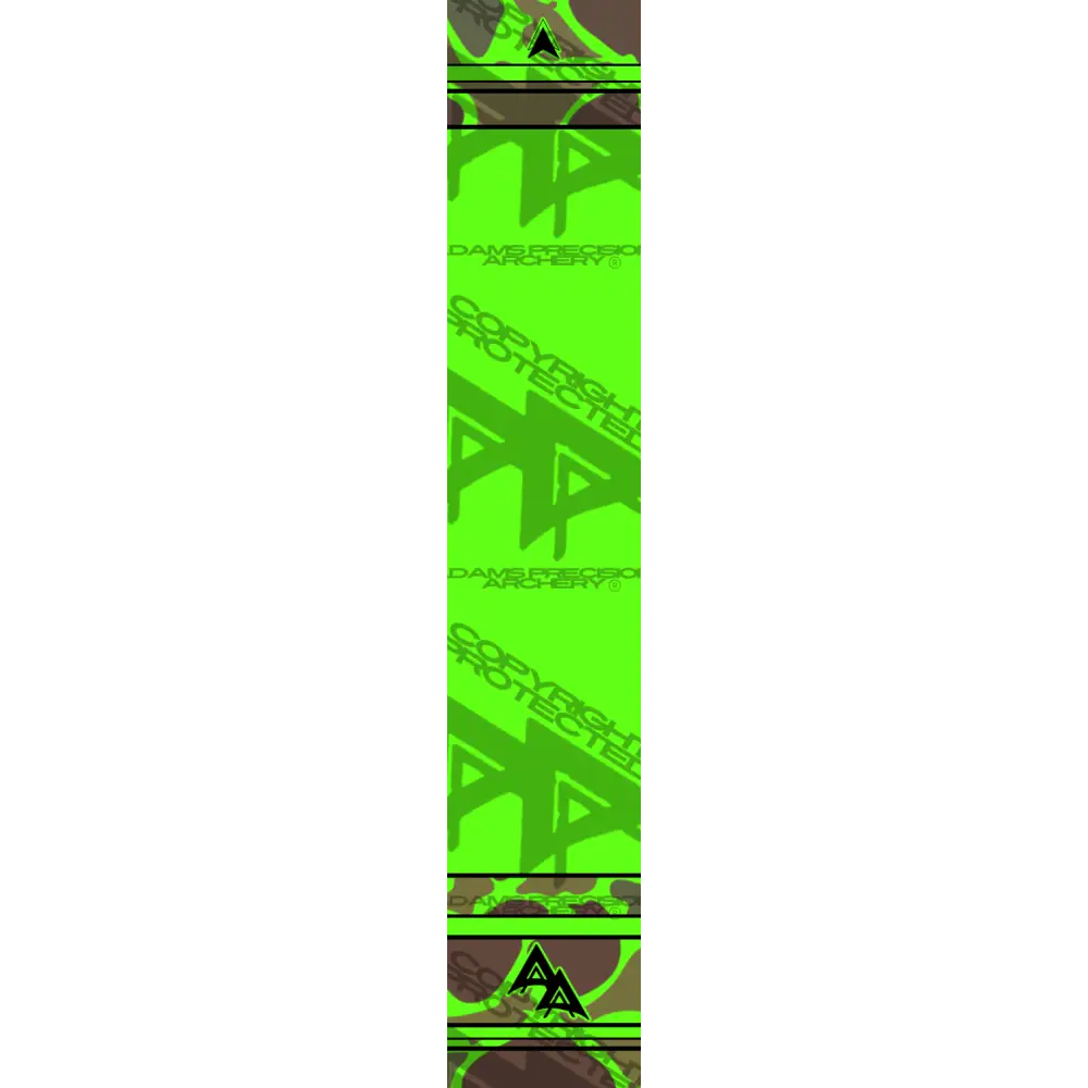 APA CRESTED DUCK SERIES ARROW WRAPS - GREEN TWO MATTE (STANDARD)
