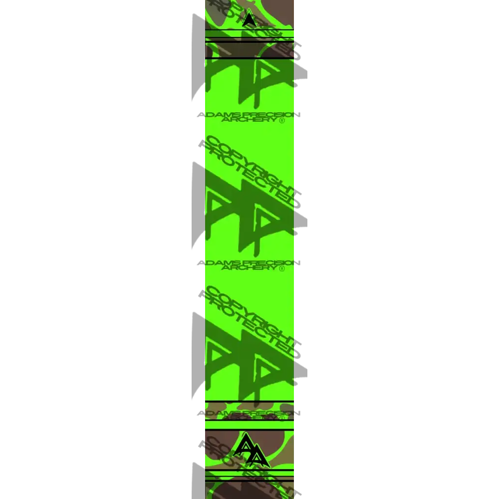APA CRESTED DUCK SERIES ARROW WRAPS - GREEN TWO MATTE (STANDARD)
