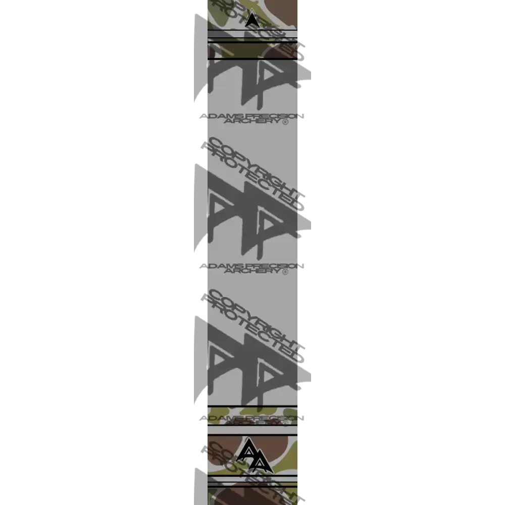 APA CRESTED DUCK SERIES ARROW WRAPS - GREY TWO MATTE (STANDARD)
