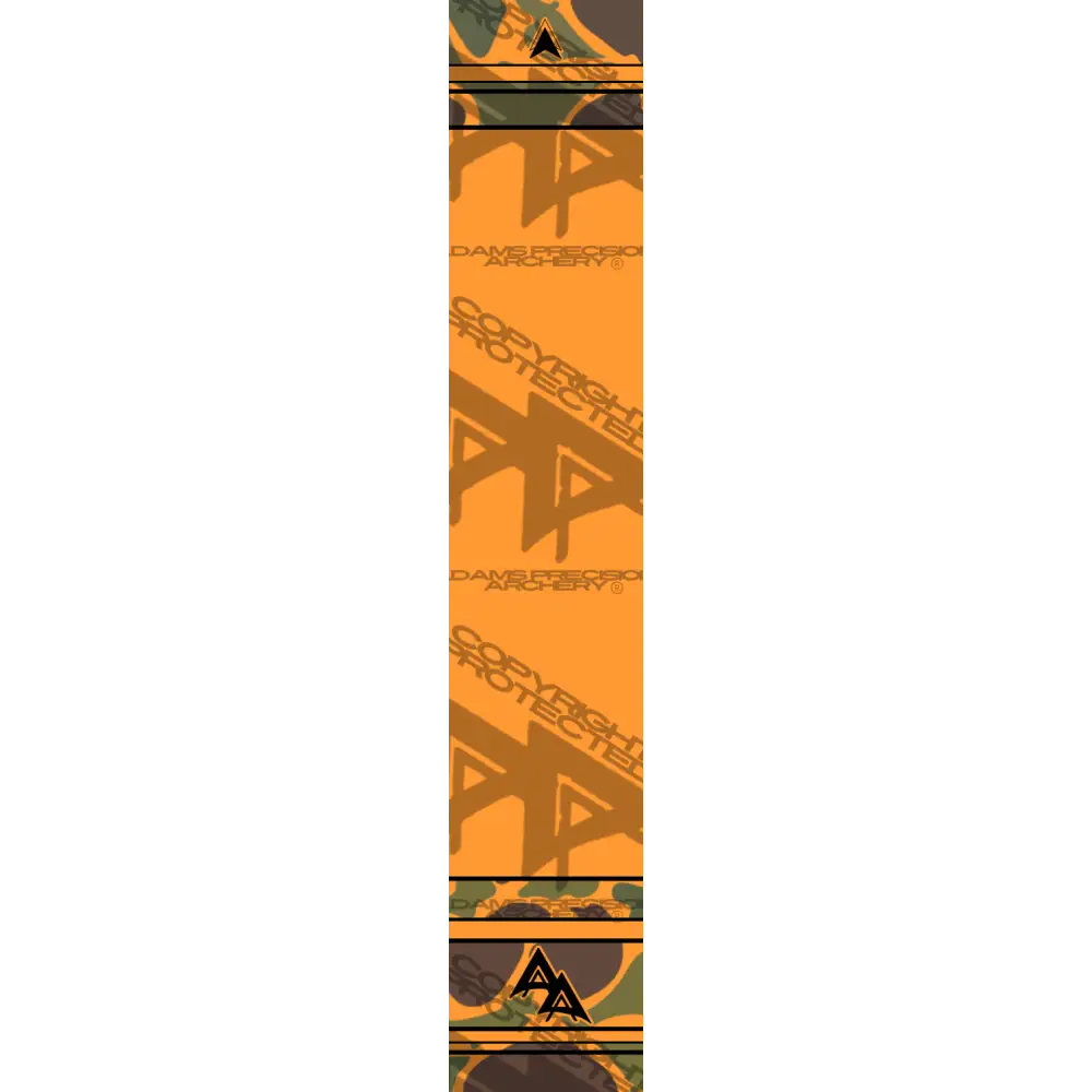 APA CRESTED DUCK SERIES ARROW WRAPS - ORANGE TWO MATTE (STANDARD)