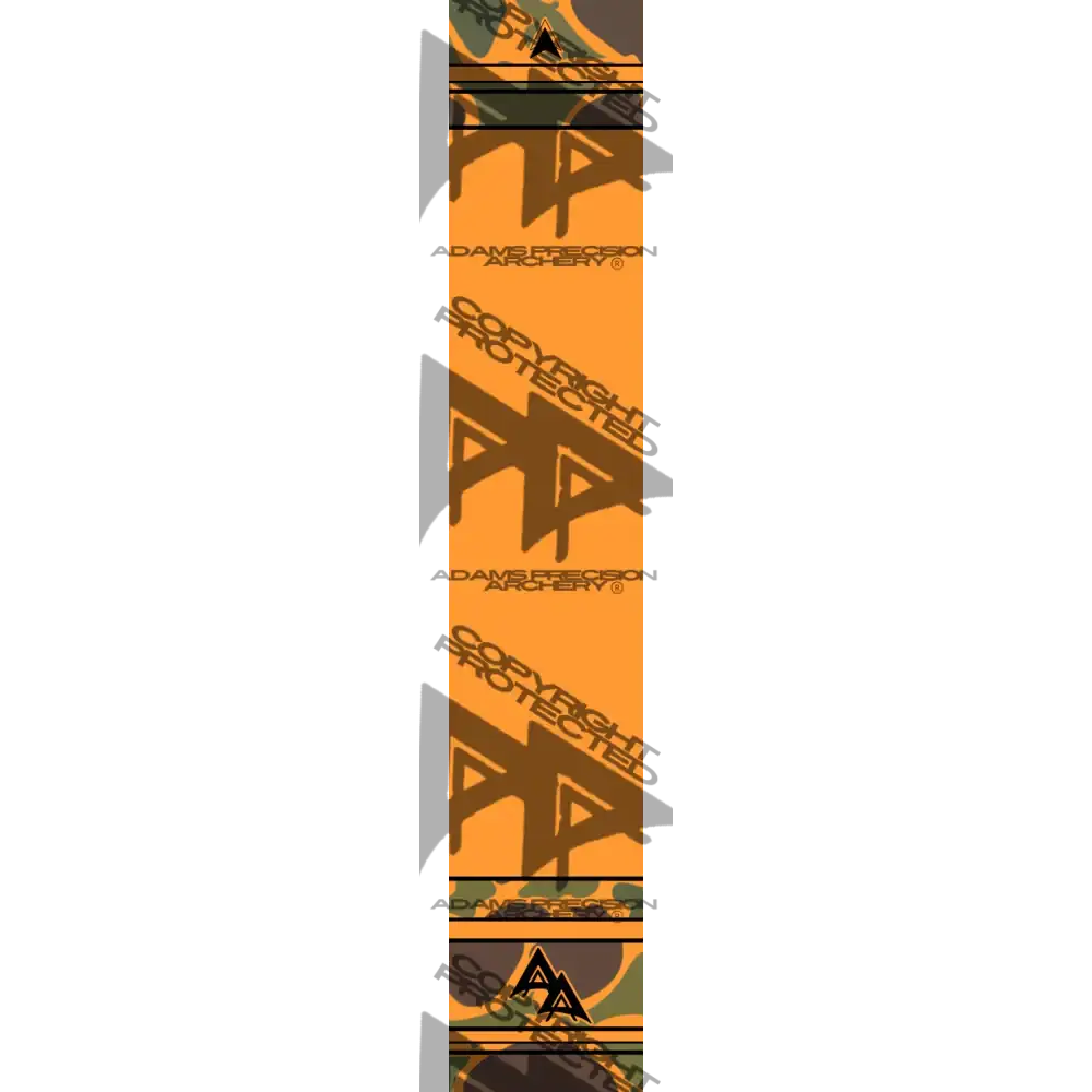 APA CRESTED DUCK SERIES ARROW WRAPS - ORANGE TWO MATTE (STANDARD)