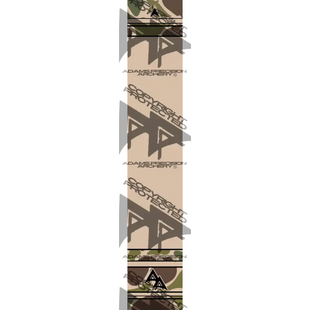 APA CRESTED DUCK SERIES ARROW WRAPS - SAND TWO MATTE (STANDARD)