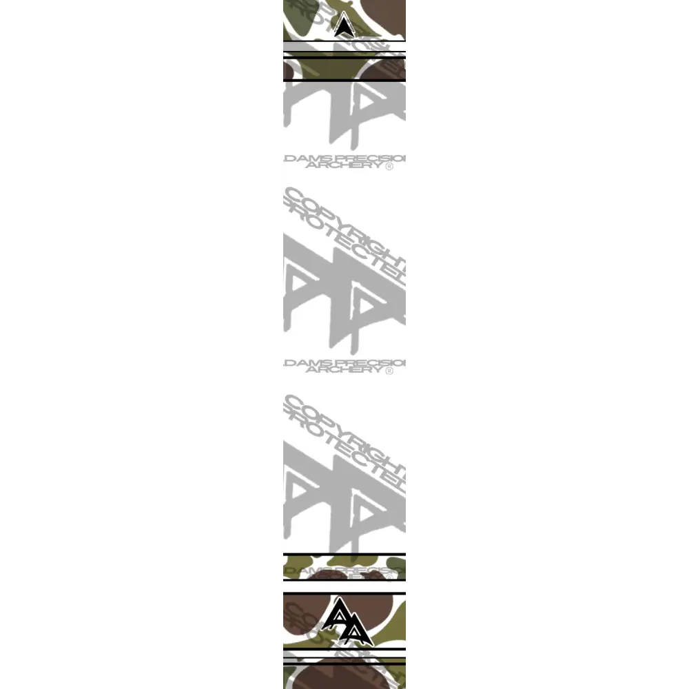 APA CRESTED DUCK SERIES ARROW WRAPS - WHITE TWO MATTE (STANDARD)