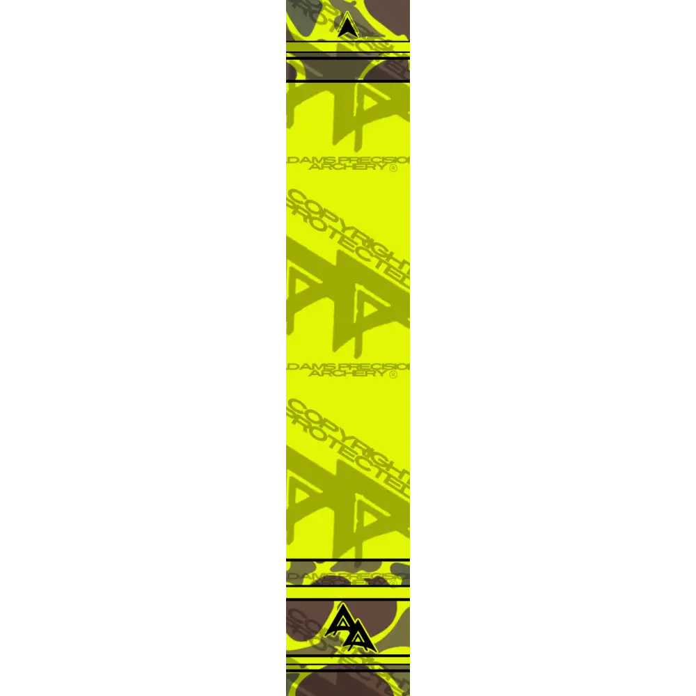 APA CRESTED DUCK SERIES ARROW WRAPS - YELLOW TWO MATTE (STANDARD)
