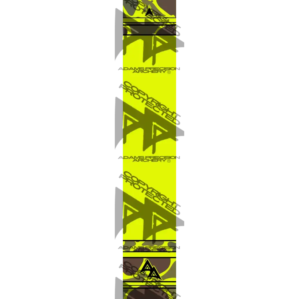 APA CRESTED DUCK SERIES ARROW WRAPS - YELLOW TWO MATTE (STANDARD)