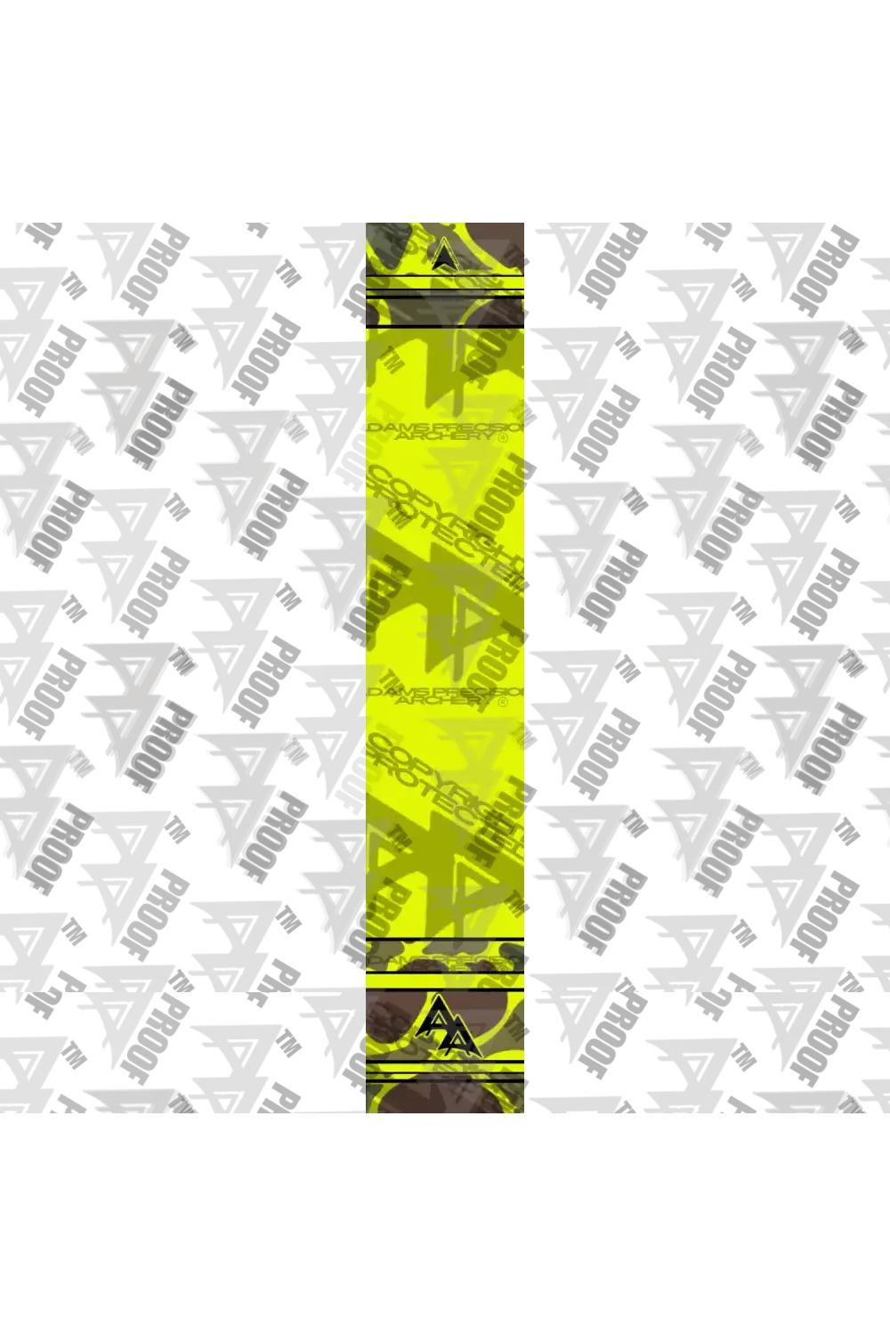 APA CRESTED DUCK SERIES ARROW WRAPS - YELLOW TWO MATTE (STANDARD)