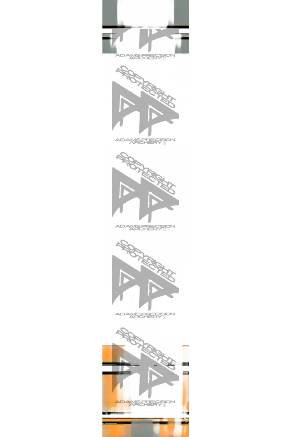 APA CRESTED SERIES ARROW WRAPS - ORANGE