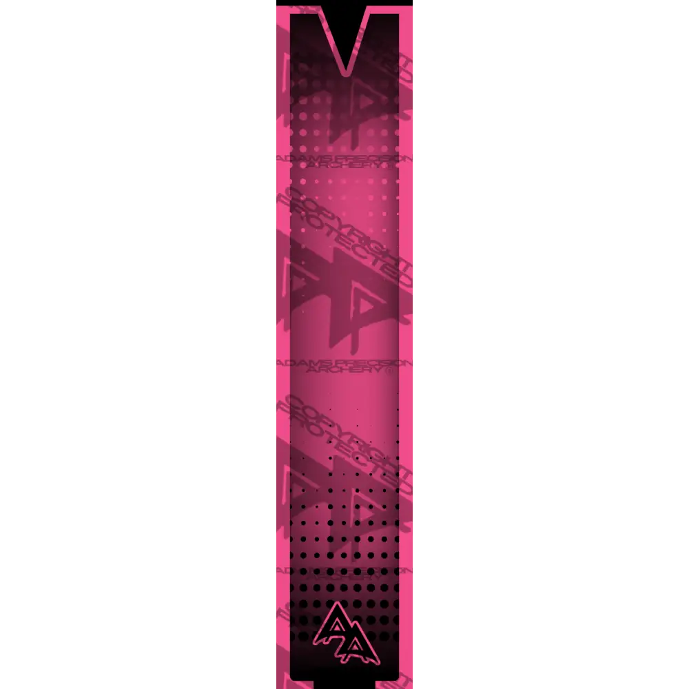 APA CUTOUT SERIES ARROW WRAPS - FLO PINK FLUORESCENT