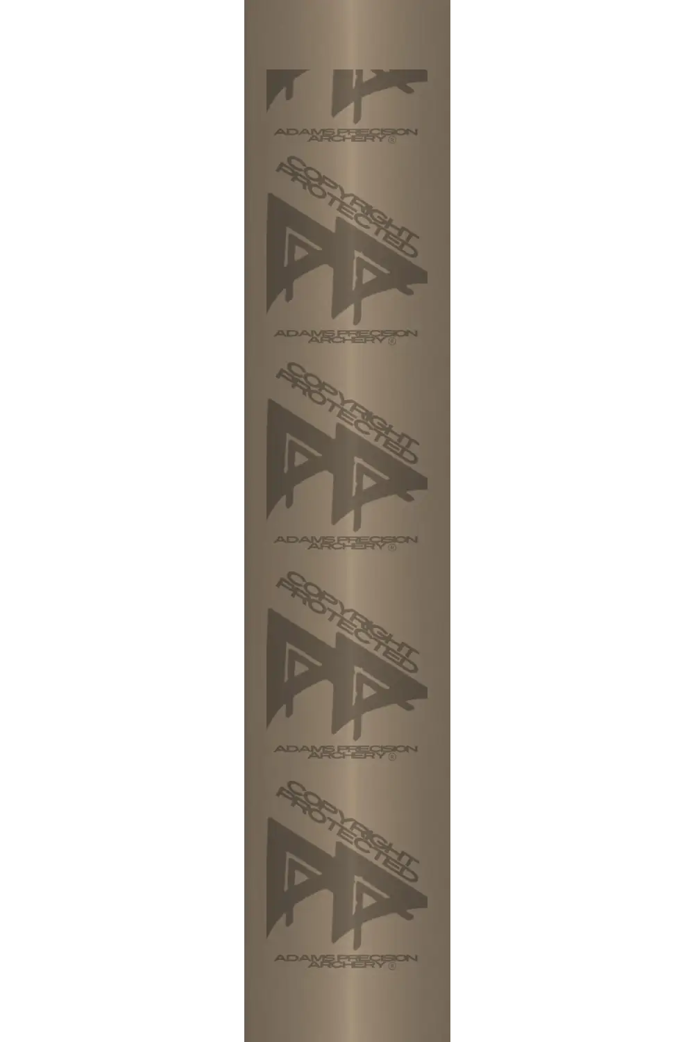 APA CYLINDER FADE SERIES ARROW WRAPS - BROWN