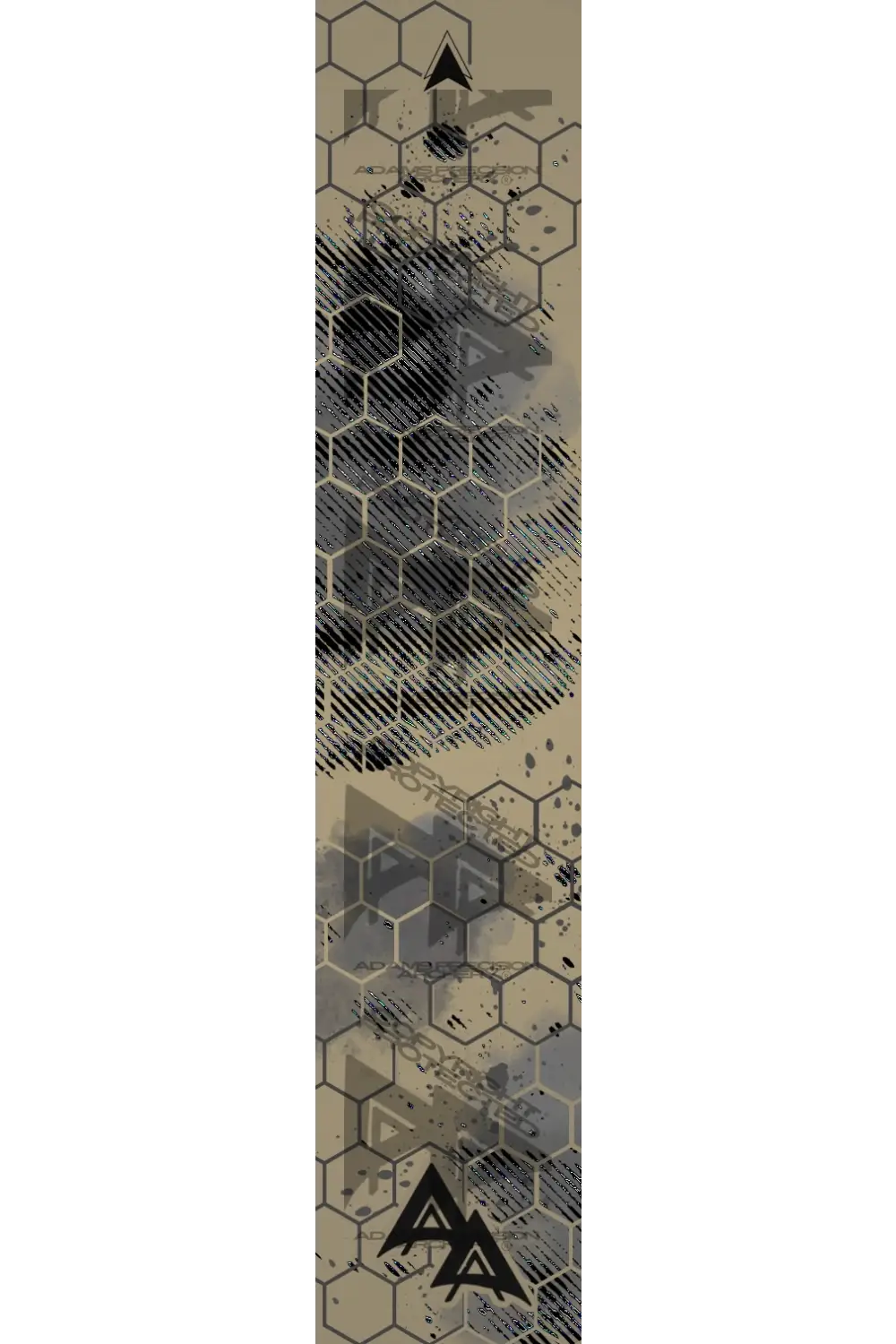 APA DIRTLINE HEX SERIES ARROW WRAPS - NATURAL