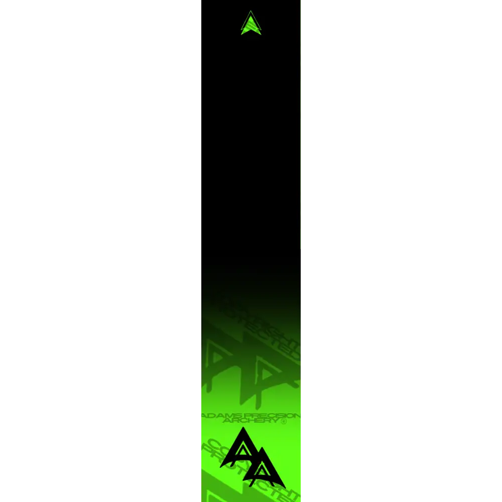 APA DISSOLVE FLO GREEN SERIES ARROW WRAP FLUORESCENT APA DISSOLVE SERIES