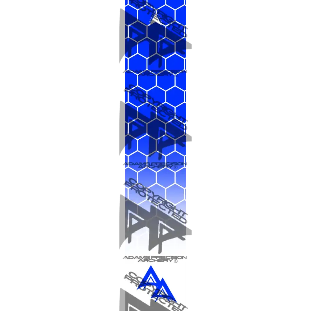 APA DISSOLVING BLUE FILLED HEX SERIES ARROW WRAP MATTE (STANDARD) APA HEX SERIES