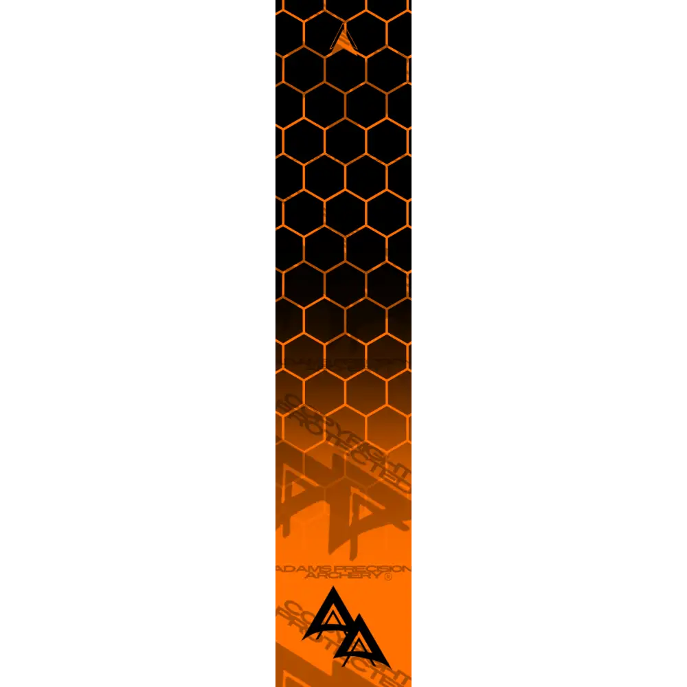 APA DISSOLVING FLO ORANGE CLOSED HEX SERIES ARROW WRAP FLUORESCENT DEALER PRICING QUALIFIED