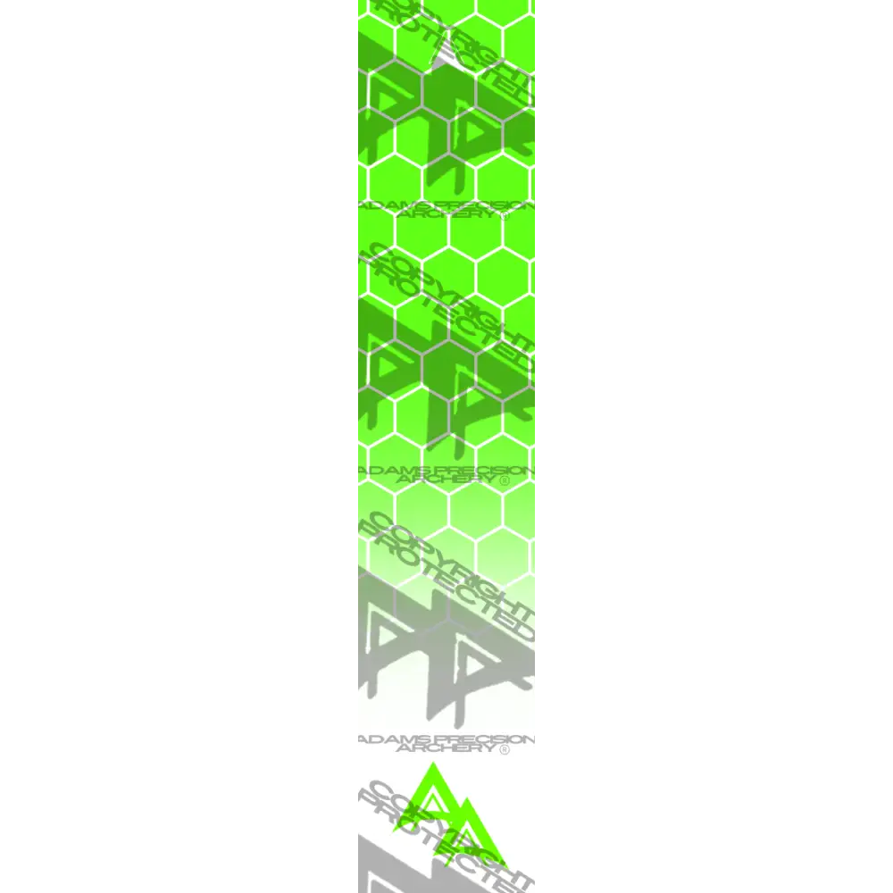 APA DISSOLVING GREEN FILLED HEX SERIES ARROW WRAP MATTE (STANDARD) DEALER PRICING QUALIFIED