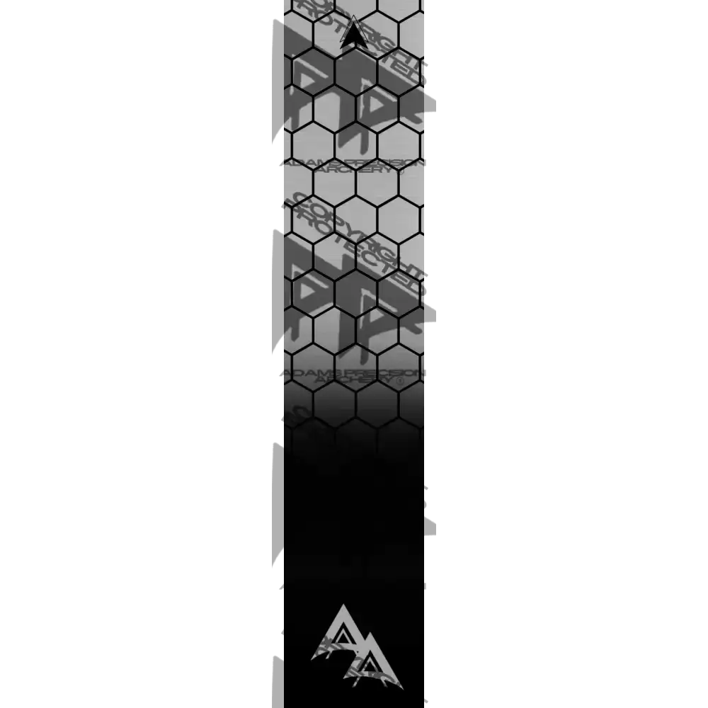 APA DISSOLVING METALLIC OPEN HEX SERIES ARROW WRAP