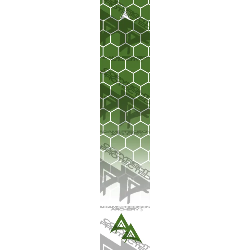 APA DISSOLVING OD GREEN FILLED HEX SERIES ARROW WRAP MATTE (STANDARD) DEALER PRICING QUALIFIED
