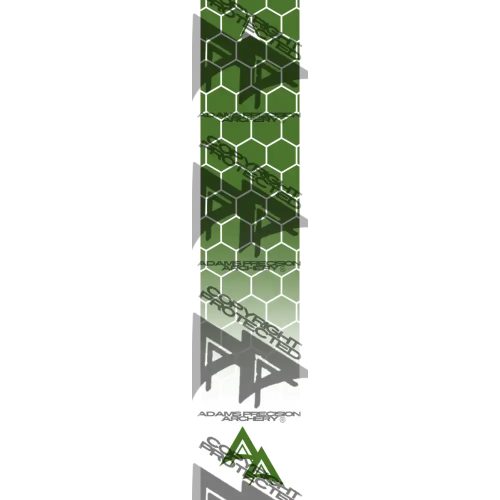 APA DISSOLVING OD GREEN FILLED HEX SERIES ARROW WRAP MATTE (STANDARD) DEALER PRICING QUALIFIED