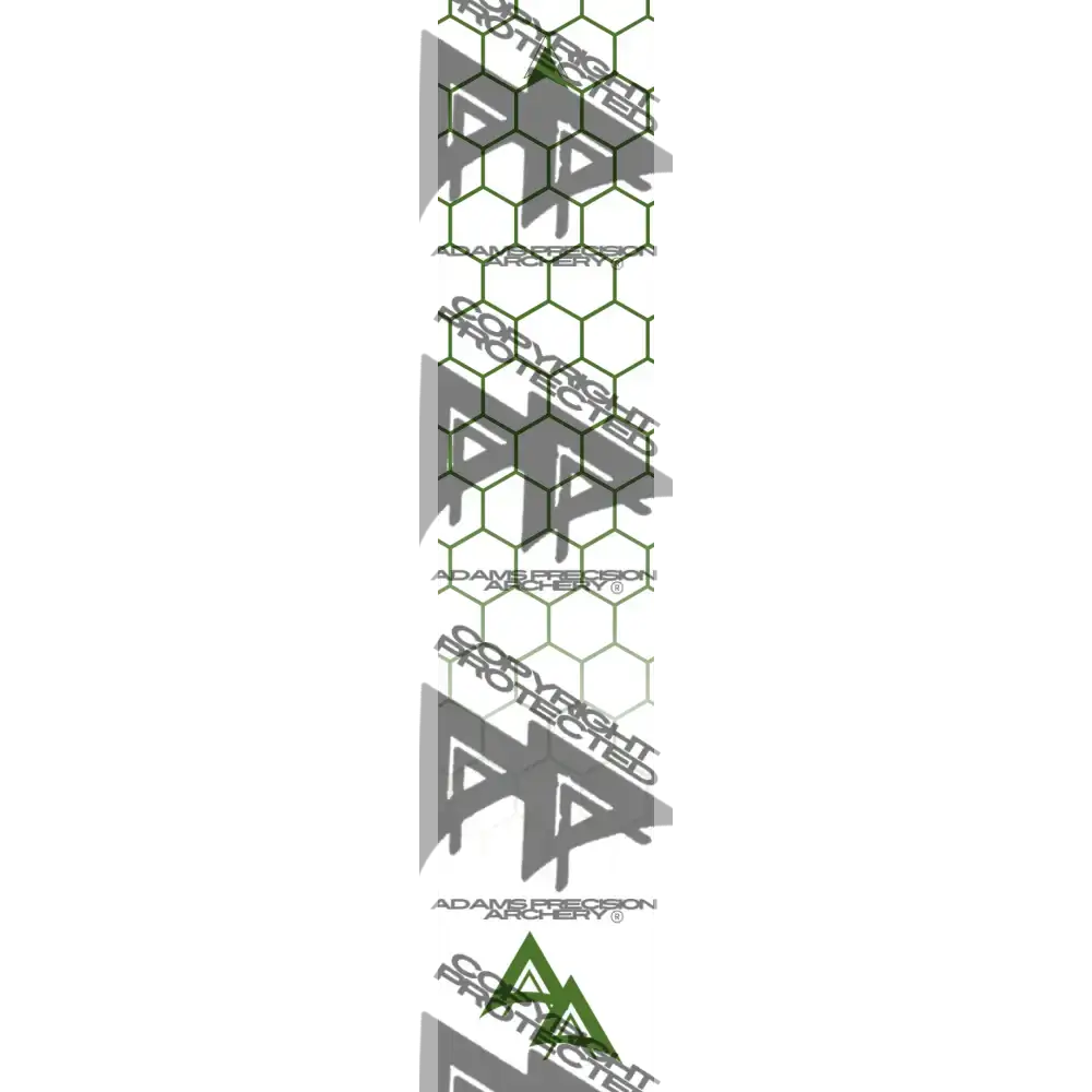 APA DISSOLVING OD GREEN OUTLINE HEX SERIES ARROW WRAP MATTE (STANDARD) DEALER PRICING QUALIFIED