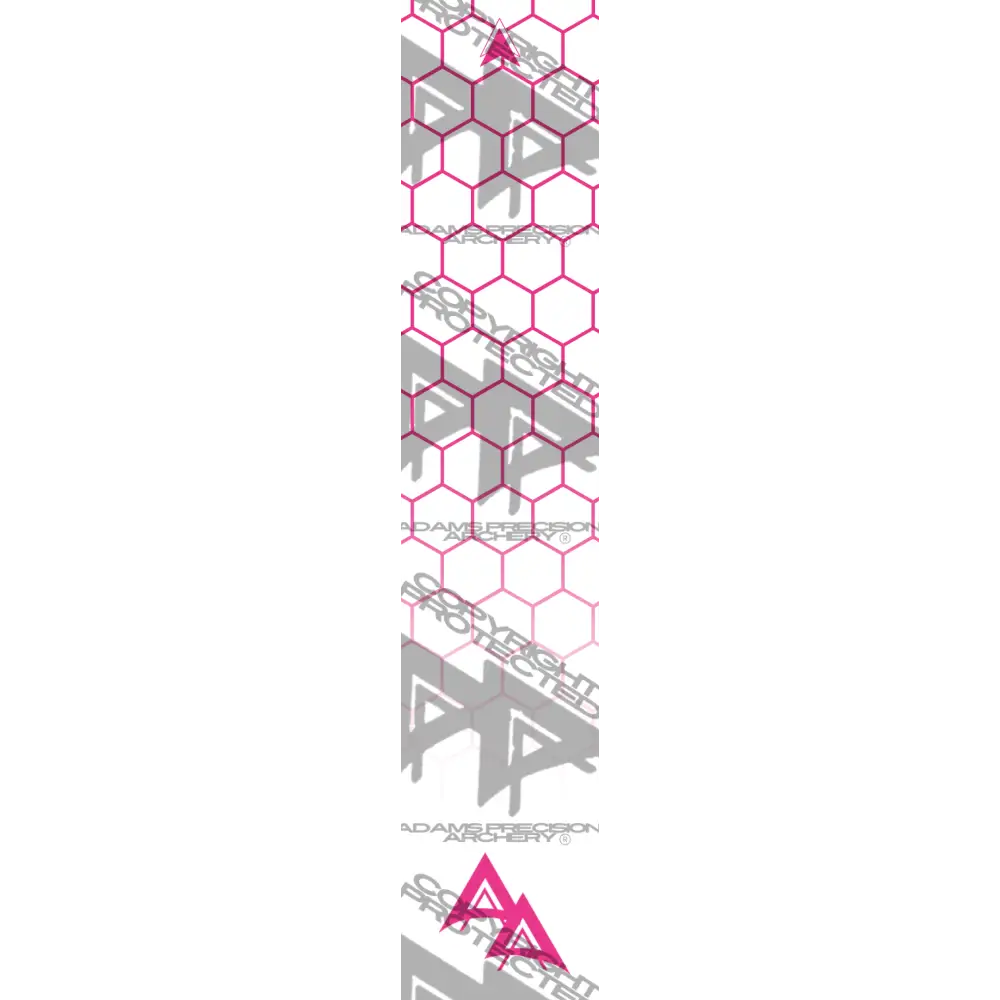 APA DISSOLVING PINK OUTLINE HEX SERIES ARROW WRAP MATTE (STANDARD) DEALER PRICING QUALIFIED