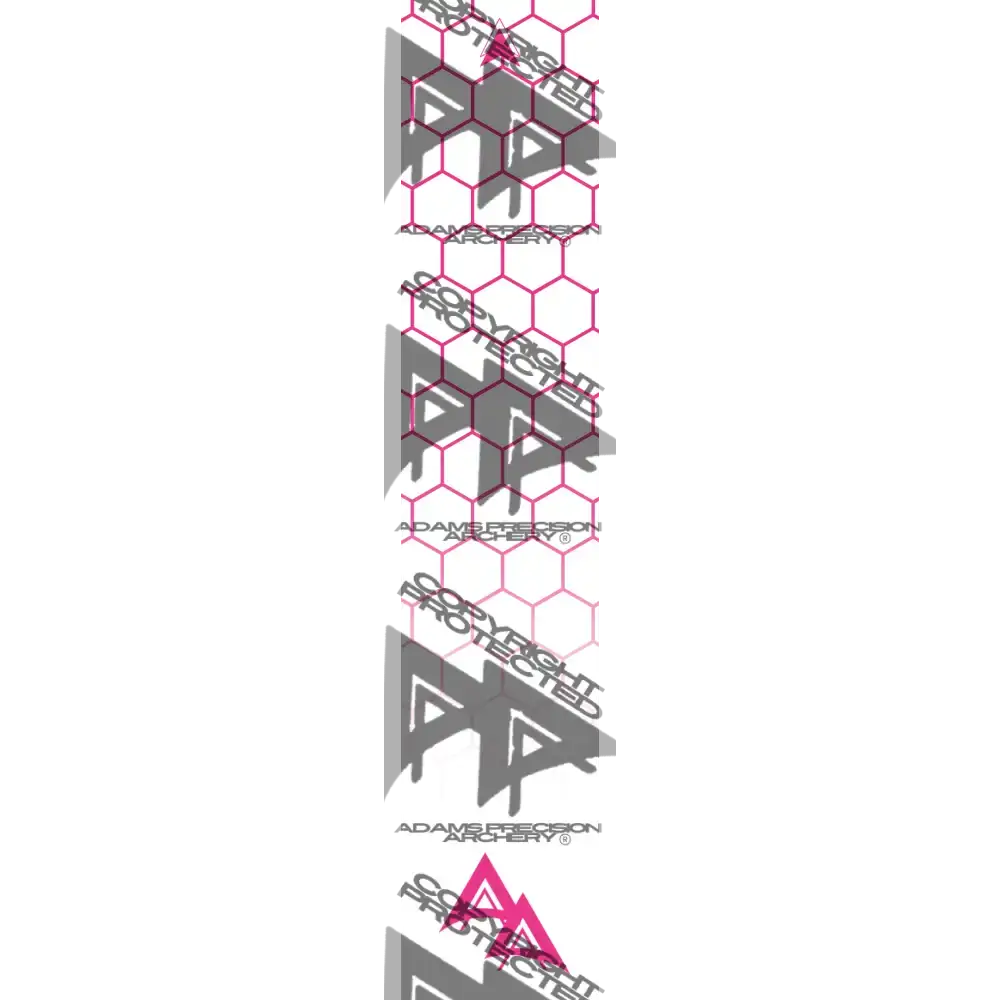 APA DISSOLVING PINK OUTLINE HEX SERIES ARROW WRAP MATTE (STANDARD) DEALER PRICING QUALIFIED
