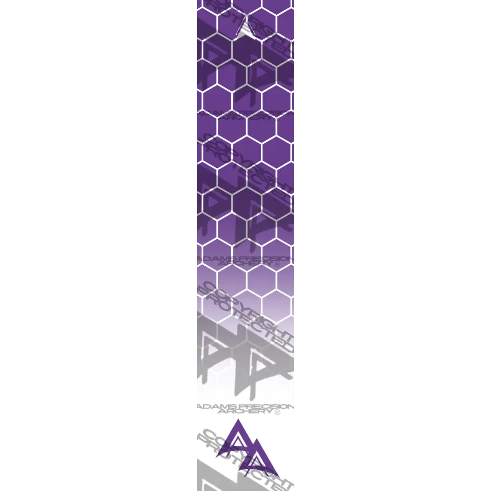 APA DISSOLVING PURPLE FILLED HEX SERIES ARROW WRAP MATTE (STANDARD) APA HEX SERIES