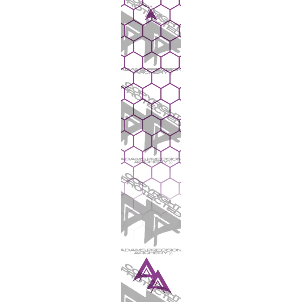 APA DISSOLVING PURPLE OUTLINE HEX SERIES ARROW WRAP MATTE (STANDARD) APA HEX SERIES