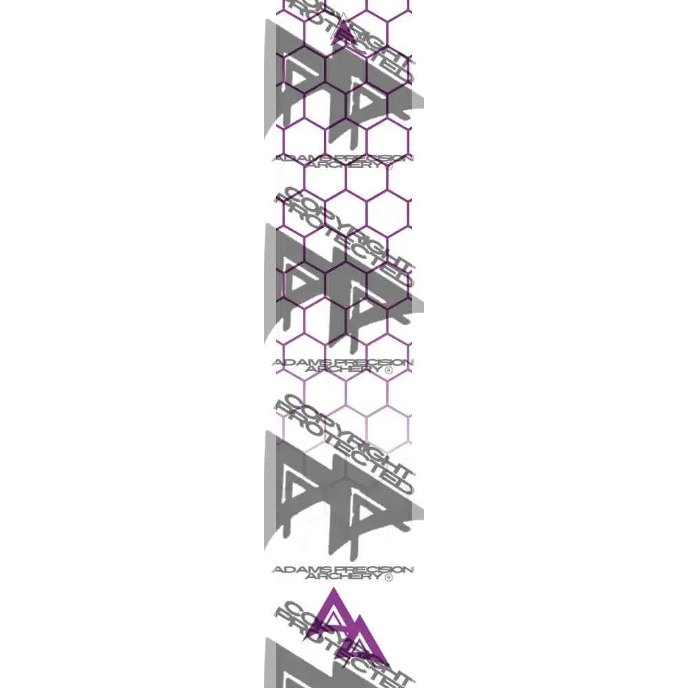 APA DISSOLVING PURPLE OUTLINE HEX SERIES ARROW WRAP MATTE (STANDARD) APA HEX SERIES