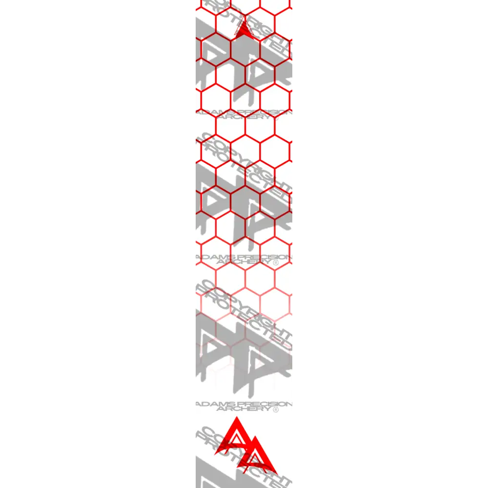 APA DISSOLVING RED OUTLINE HEX SERIES ARROW WRAP MATTE (STANDARD) DEALER PRICING QUALIFIED