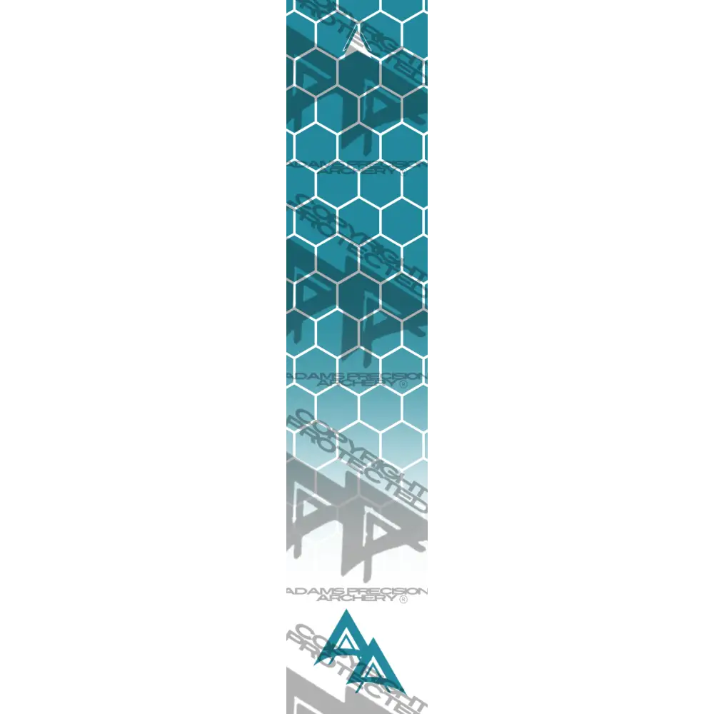 APA DISSOLVING TEAL FILLED HEX SERIES ARROW WRAP MATTE (STANDARD) DEALER PRICING QUALIFIED