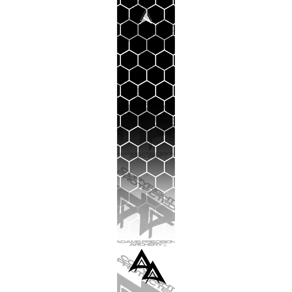 APA DISSOLVING WHITE CLOSED HEX SERIES ARROW WRAP MATTE (STANDARD) APA HEX SERIES
