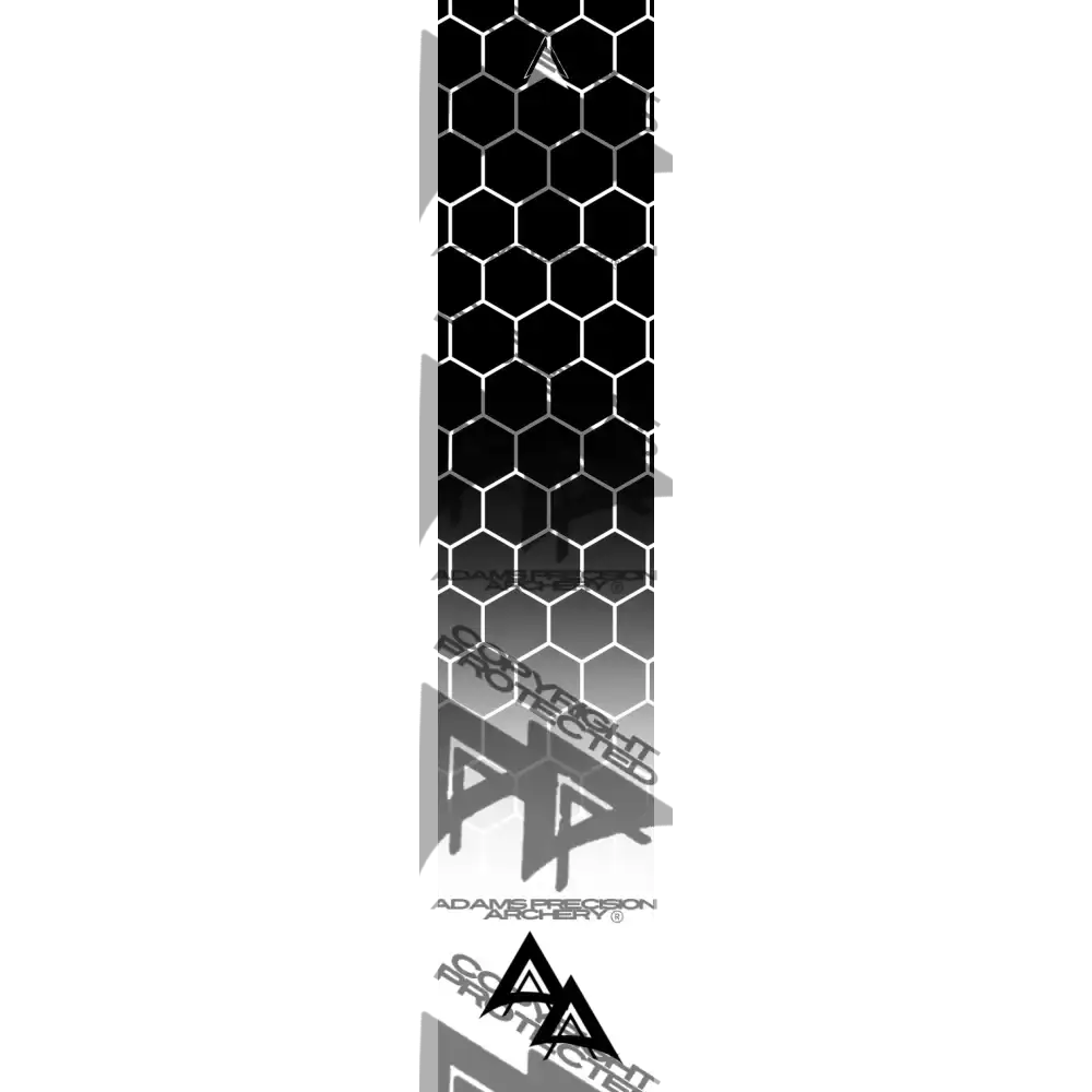 APA DISSOLVING WHITE CLOSED HEX SERIES ARROW WRAP MATTE (STANDARD) APA HEX SERIES