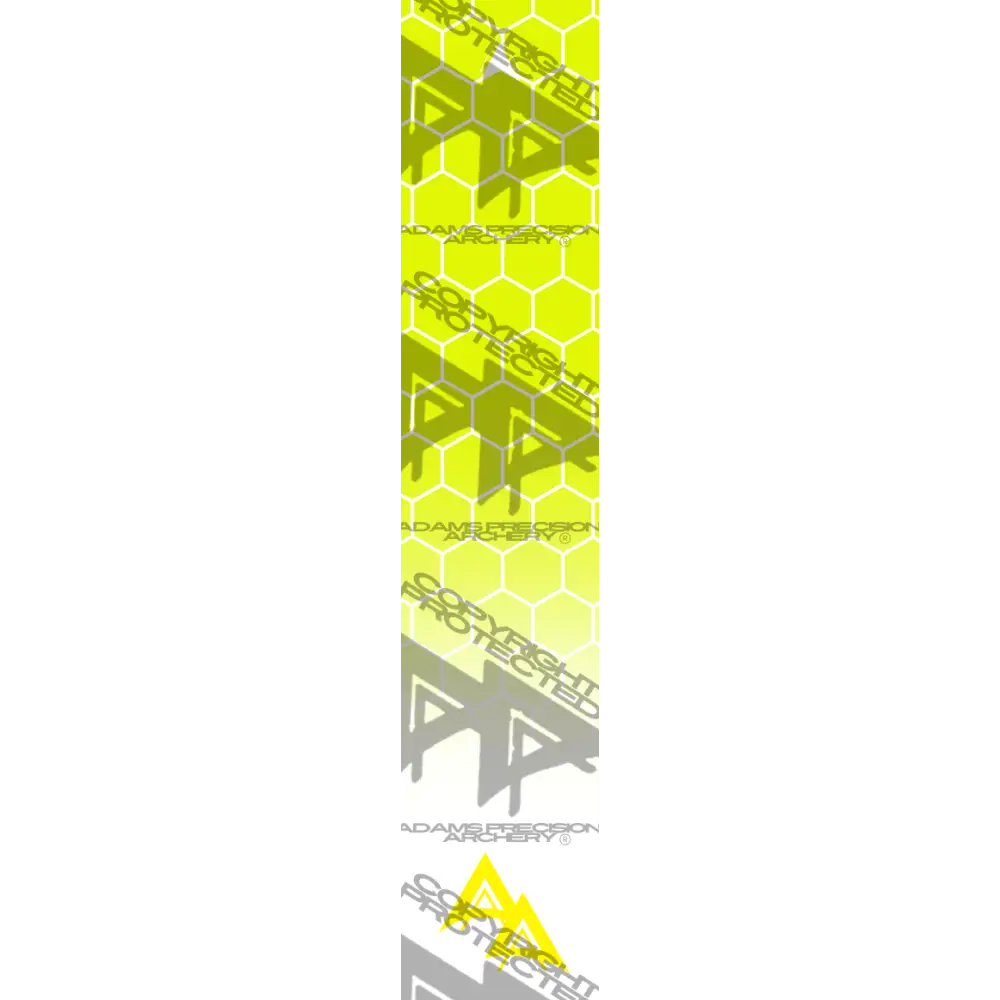 APA DISSOLVING YELLOW FILLED HEX SERIES ARROW WRAP MATTE (STANDARD) DEALER PRICING QUALIFIED