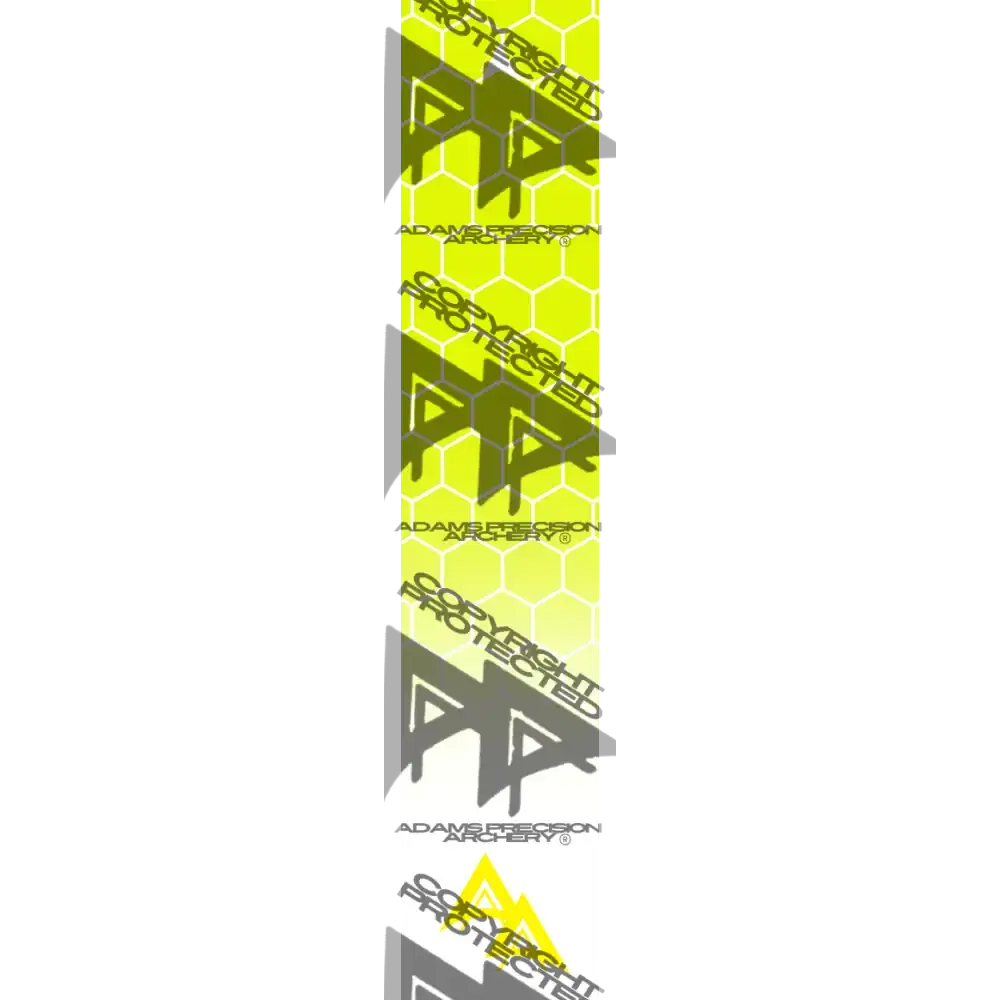 APA DISSOLVING YELLOW FILLED HEX SERIES ARROW WRAP MATTE (STANDARD) DEALER PRICING QUALIFIED