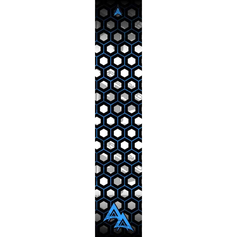 APA DOUBLE OUTLINE HEX SERIES ARROW WRAPS - LIGHT BLUE