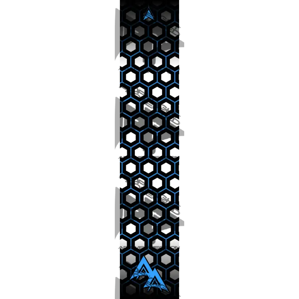 APA DOUBLE OUTLINE HEX SERIES ARROW WRAPS - LIGHT BLUE