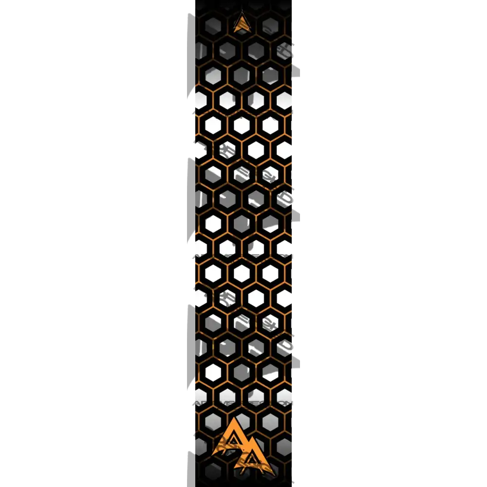 APA DOUBLE OUTLINE HEX SERIES ARROW WRAPS - ORANGE