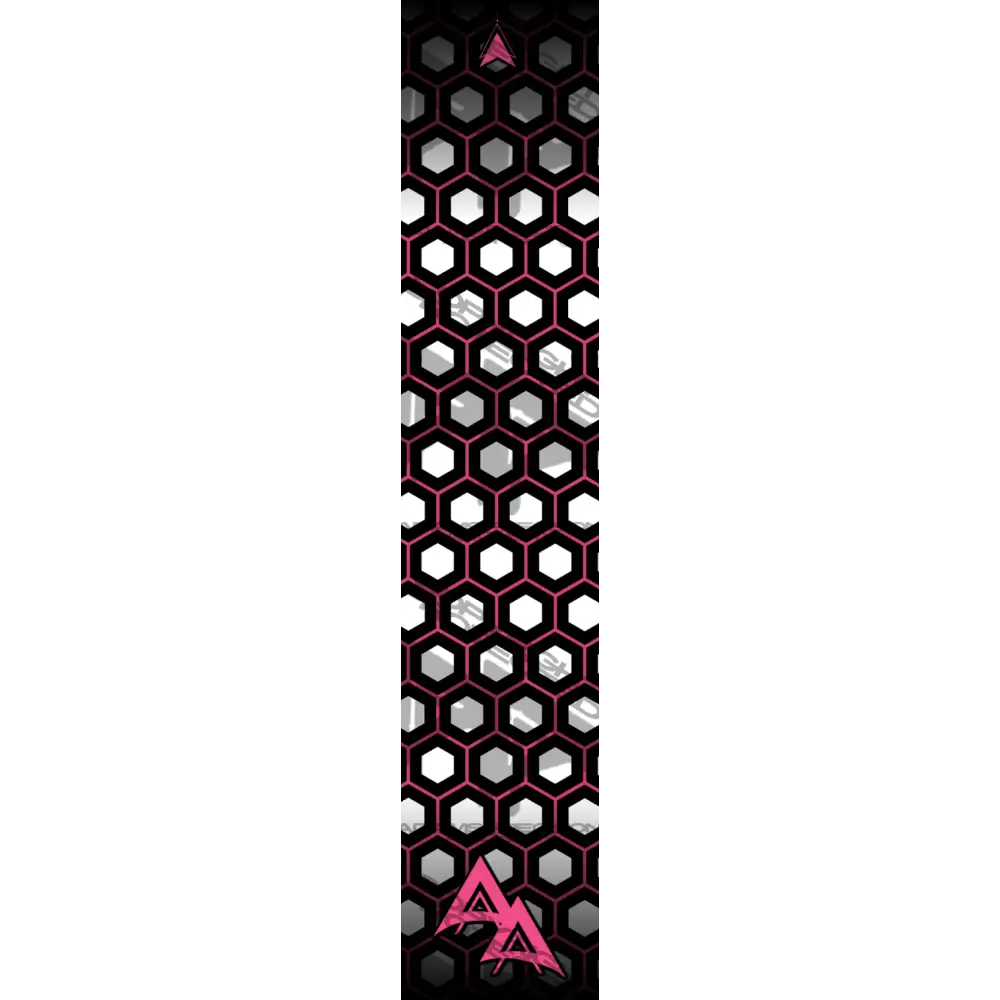 APA DOUBLE OUTLINE HEX SERIES ARROW WRAPS - PINK