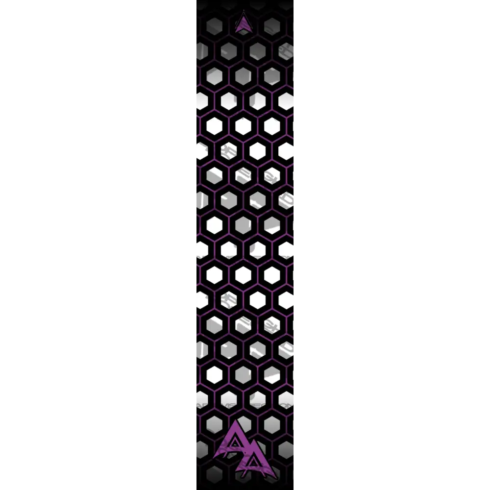APA DOUBLE OUTLINE HEX SERIES ARROW WRAPS - PURPLE