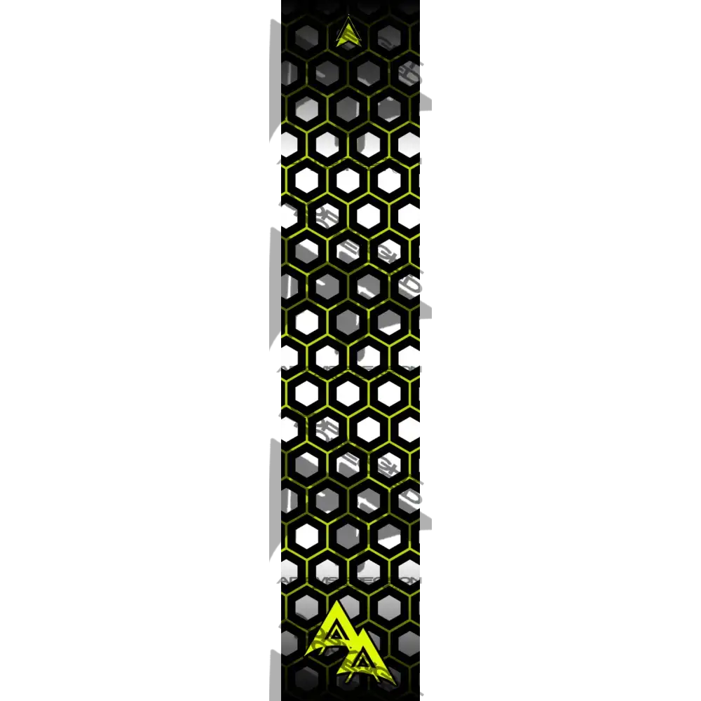 APA DOUBLE OUTLINE HEX SERIES ARROW WRAPS - YELLOW
