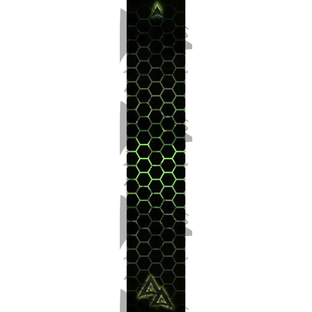 APA ELECTRIC GREEN HEX SERIES ARROW WRAP MATTE (STANDARD) APA HEX SERIES