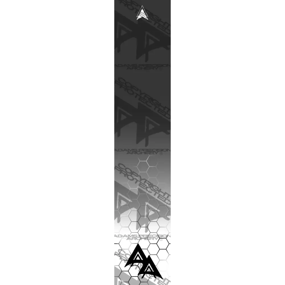 APA FADING HEX SERIES ARROW WRAPS -BLACK