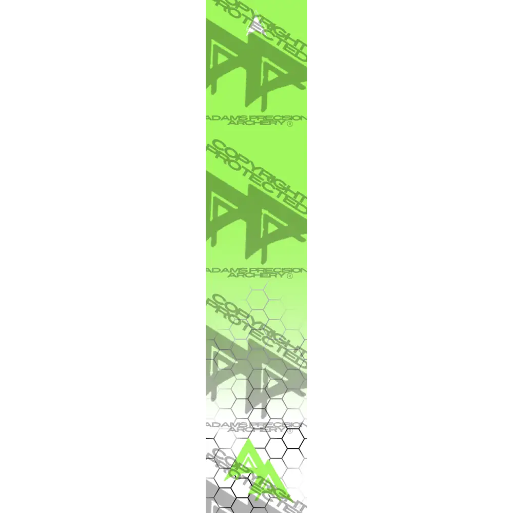 APA FADING HEX SERIES ARROW WRAPS -GREEN